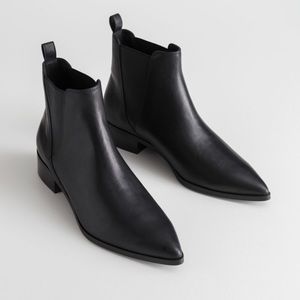 & Other Stories Pointed Chelsea Ankle Boots